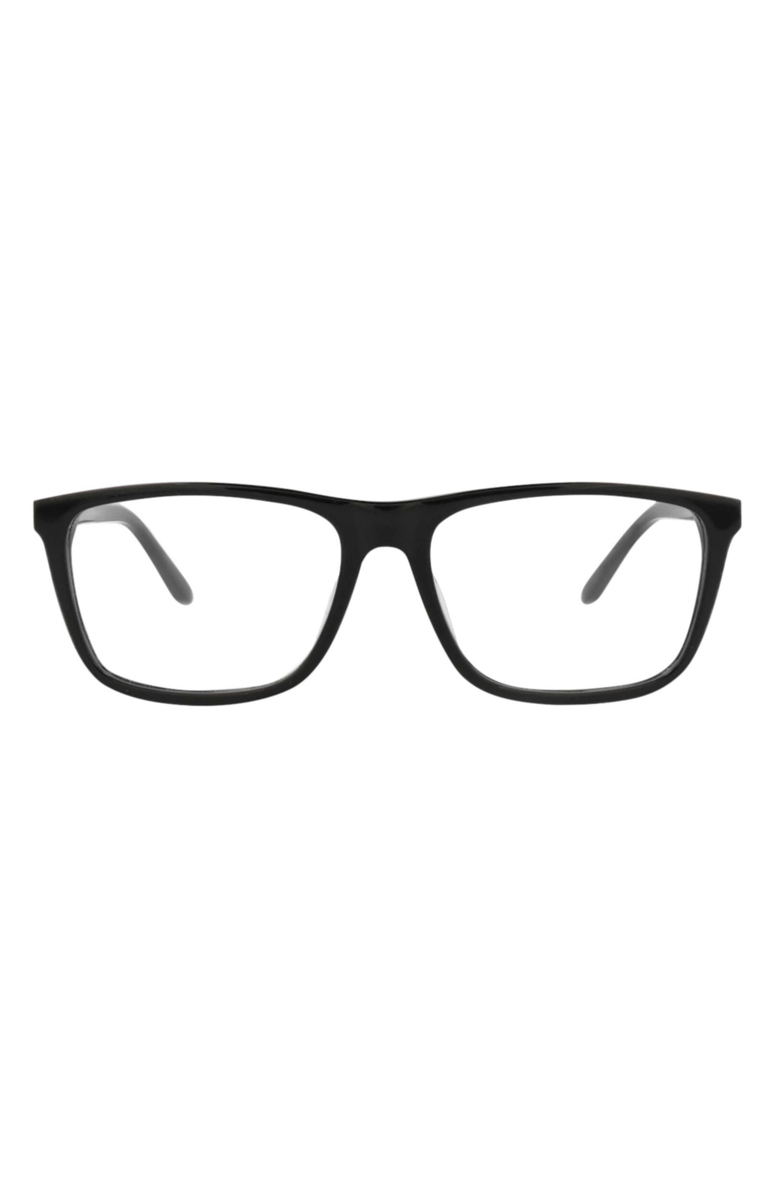 McQueen 56mm Rectangular Optical Glasses