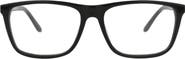 McQueen 56mm Rectangular Optical Glasses