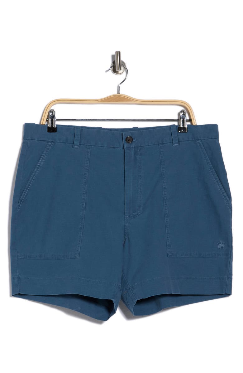 Brooks Brothers Stretch Cotton Shorts, Main, color, Key Largo