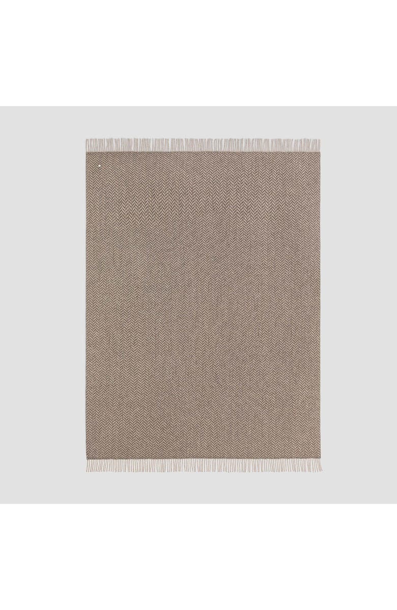 Togas Fortier throw, Alternate, color, Brown