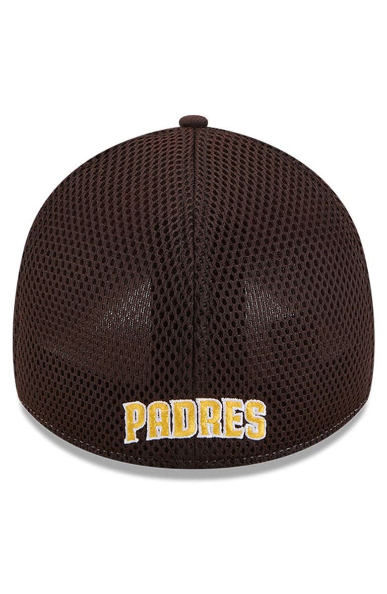 New Era Men's New Era Gold/Dark Brown San Diego Padres 2025 Spring Training 39THIRTY Flex Hat, Alternate, color, Gold