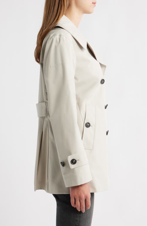 Save The Duck Sofi Waterproof Trench Coat In Gray