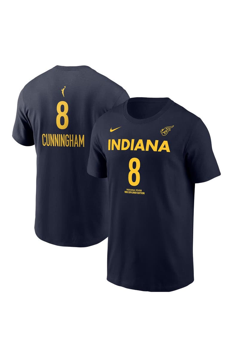 Nike Men's Nike Sophie Cunningham Navy Indiana Fever Explorer Name & Number T-Shirt, Alternate, color, Navy