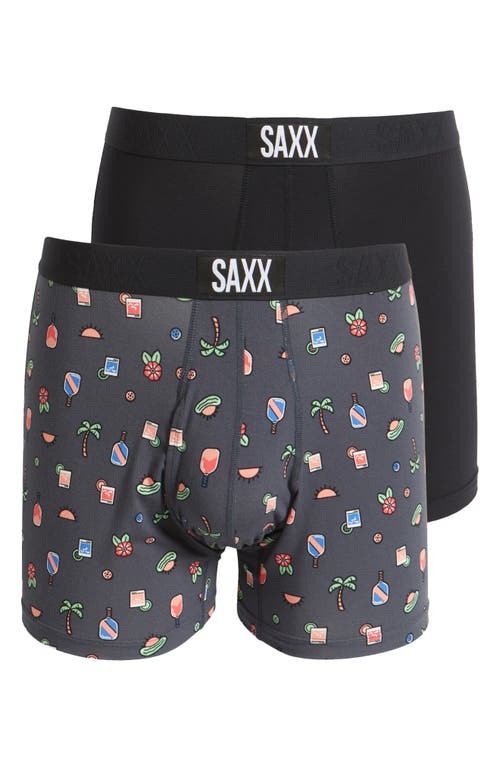 Saxx Assorted 2-pack Ultra Super Soft Boxer Briefs In Multi