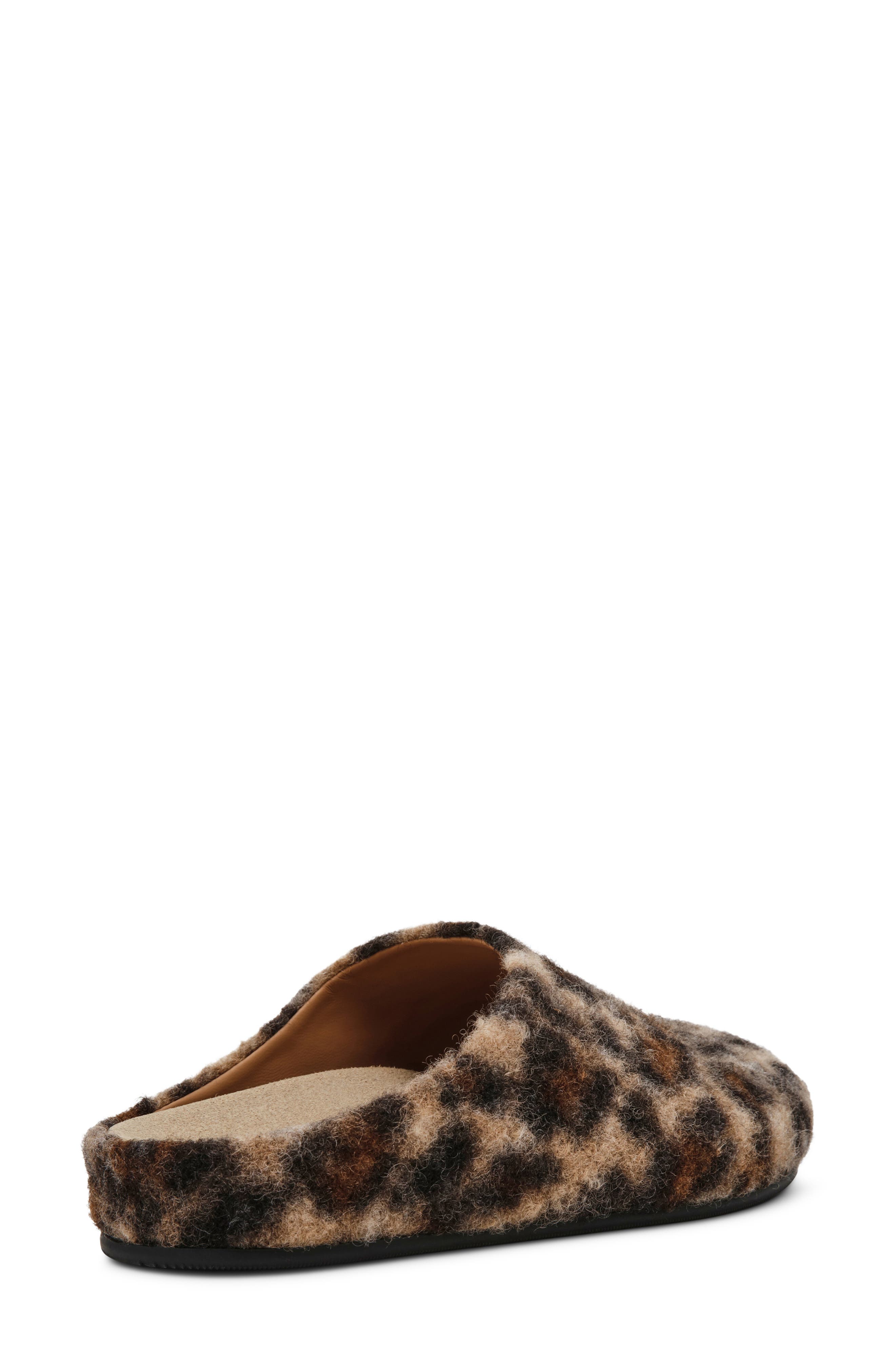 Fond Faux Fur Mule, Alternate, color, LEOPARD