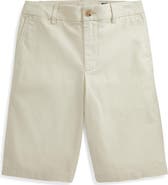 Polo Ralph Lauren Kids' Flat Front Cotton Stretch Twill Chino Shorts