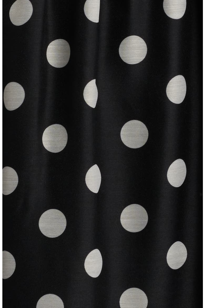 Tie Strap Tiered Skirt Dress, Alternate, color, ANNE BLACK/ ANNE WHITE