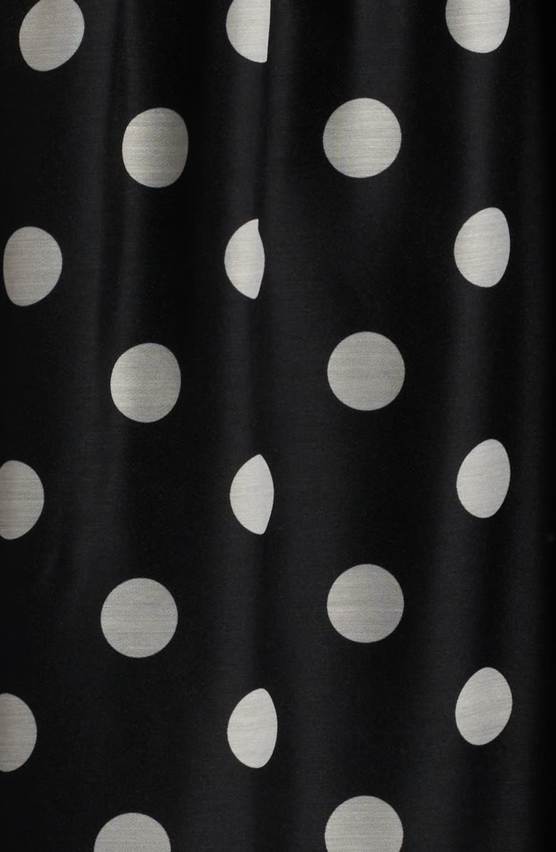 Anne Klein Tie Strap Tiered Skirt Dress, Alternate, color, Anne Black/ Anne White