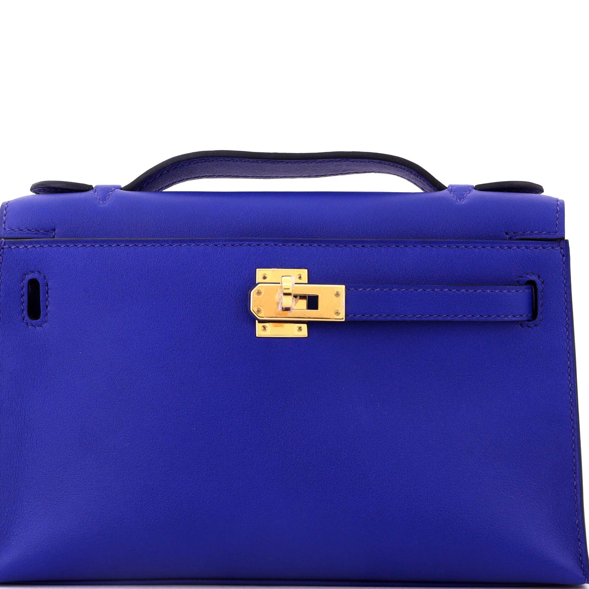 Pre-Owned Hermes Kelly Pochette Swift, Alternate, color, 