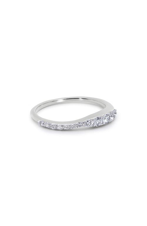 Monica Vinader Riva Pavé Lab Grown Diamond Ring In Metallic
