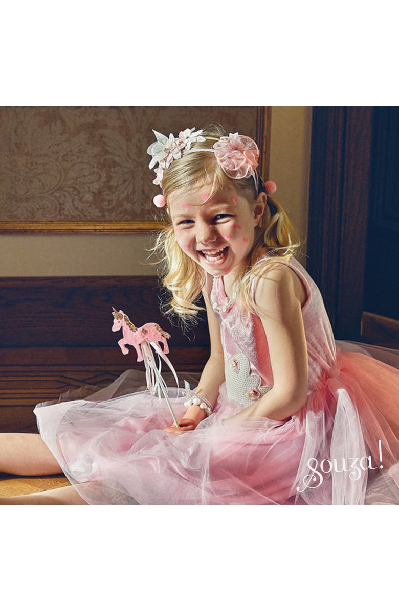 Souza Swan Fancy Dress, Alternate, color, Pink