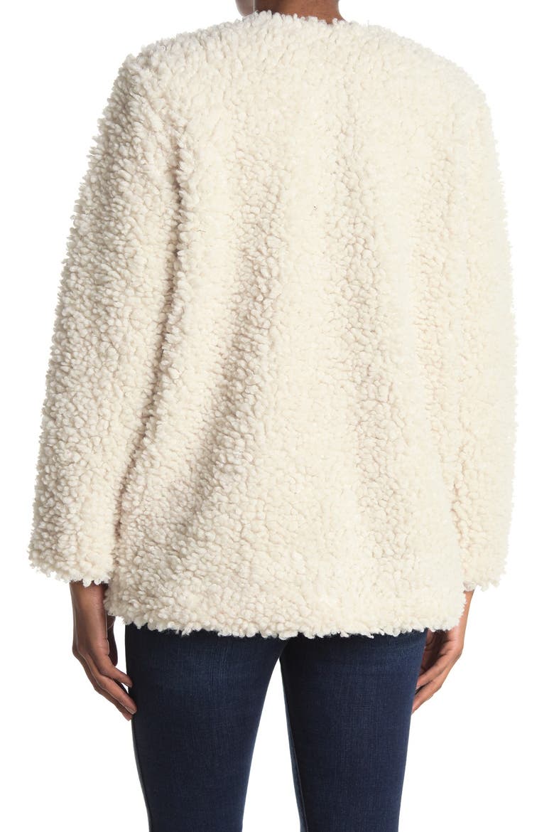 London Fleece Jacket, Main, color, IVORY