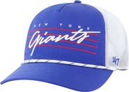 '47 Men's '47 Royal/White New York Giants Downburst Relaxed Hitch Trucker Adjustable Hat