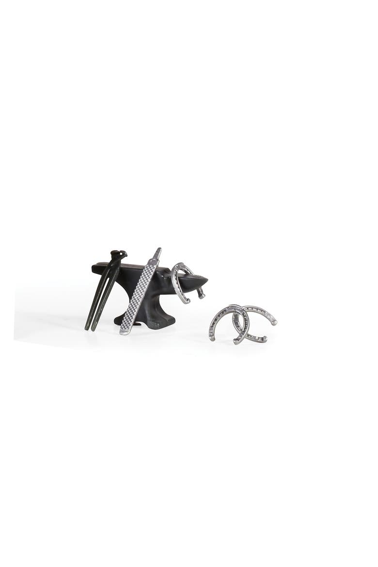 Traditional Farrier With Blacksmith Tools 8" Toy Figure, Alternate, color, Multicolored