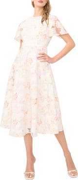Ted Baker Natalia Floral Flare Midi Dress