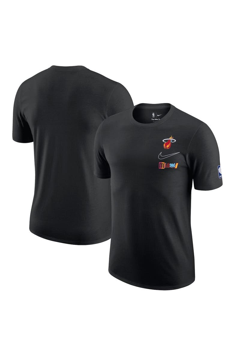 Nike Men's Nike Black Miami Heat 2022/23 City Edition Courtside Max90 Vintage Wash T-Shirt, Alternate, color, Black