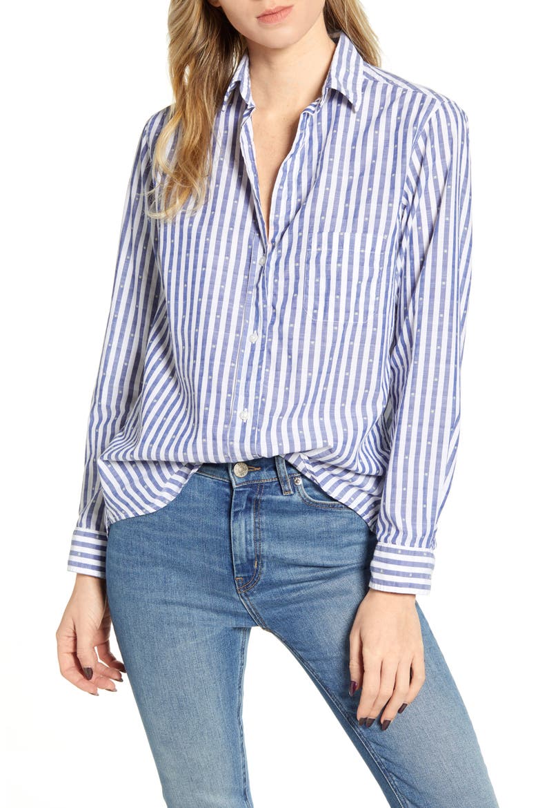 The Hero Washed Cotton Shirt, Main, color, ELLIE