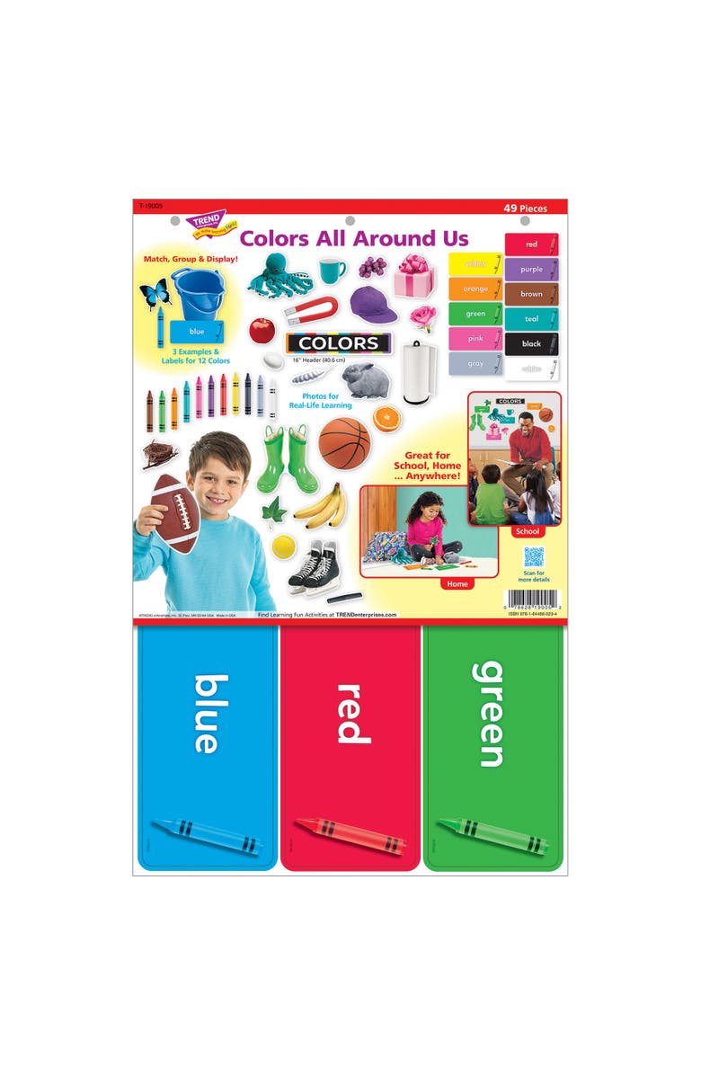 TREND Enterprises DUPLICATE TREND Colors All Around Us Learning Set, Alternate, color, Multicolored
