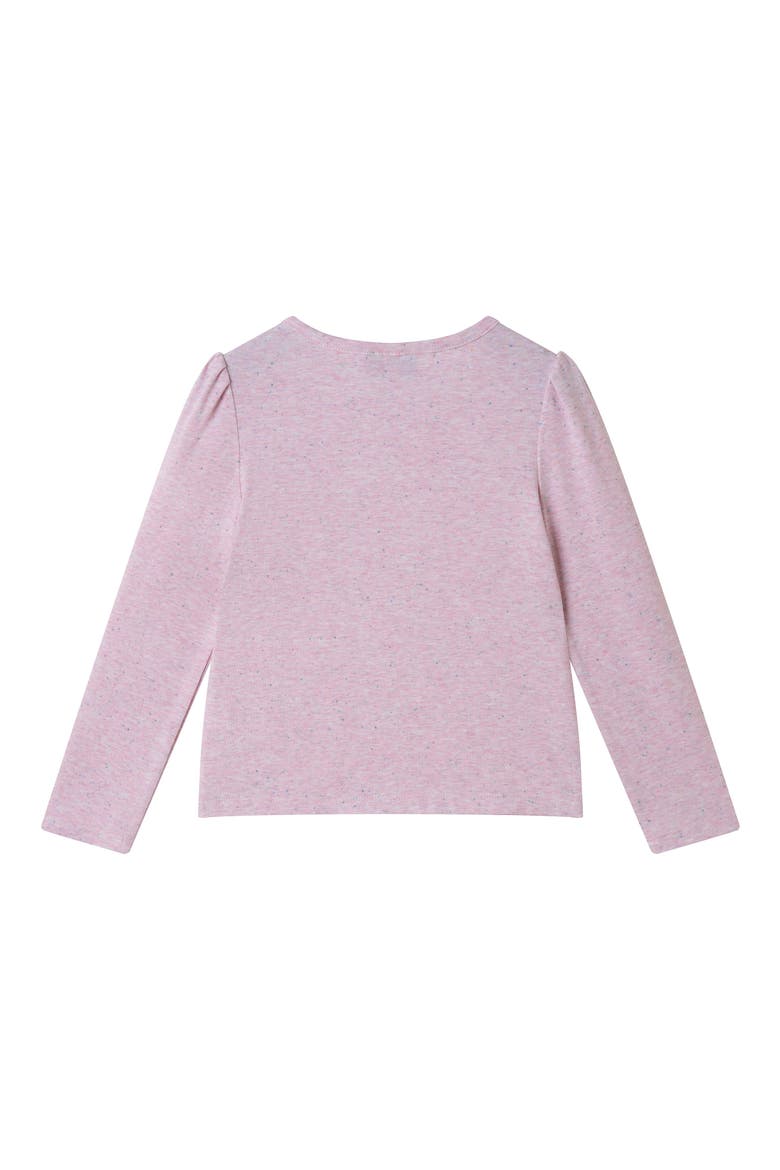 Kids' Graphic Print Long Sleeve Top, Alternate, color, PINK