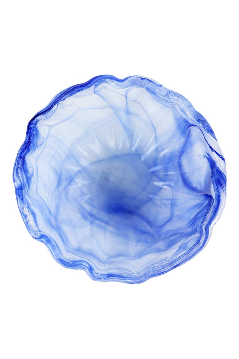 Onda Cobalt Glass Small Bowl, Main, color, BLUE