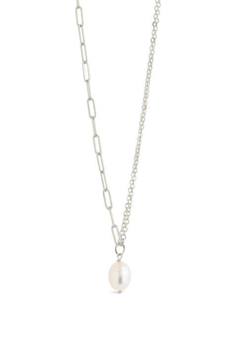River Pearl Mixed Chain Necklace