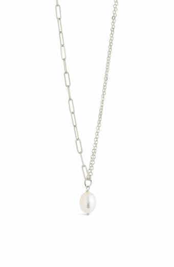 River Pearl Mixed Chain Necklace