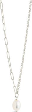 Sterling Forever River Pearl Mixed Chain Necklace