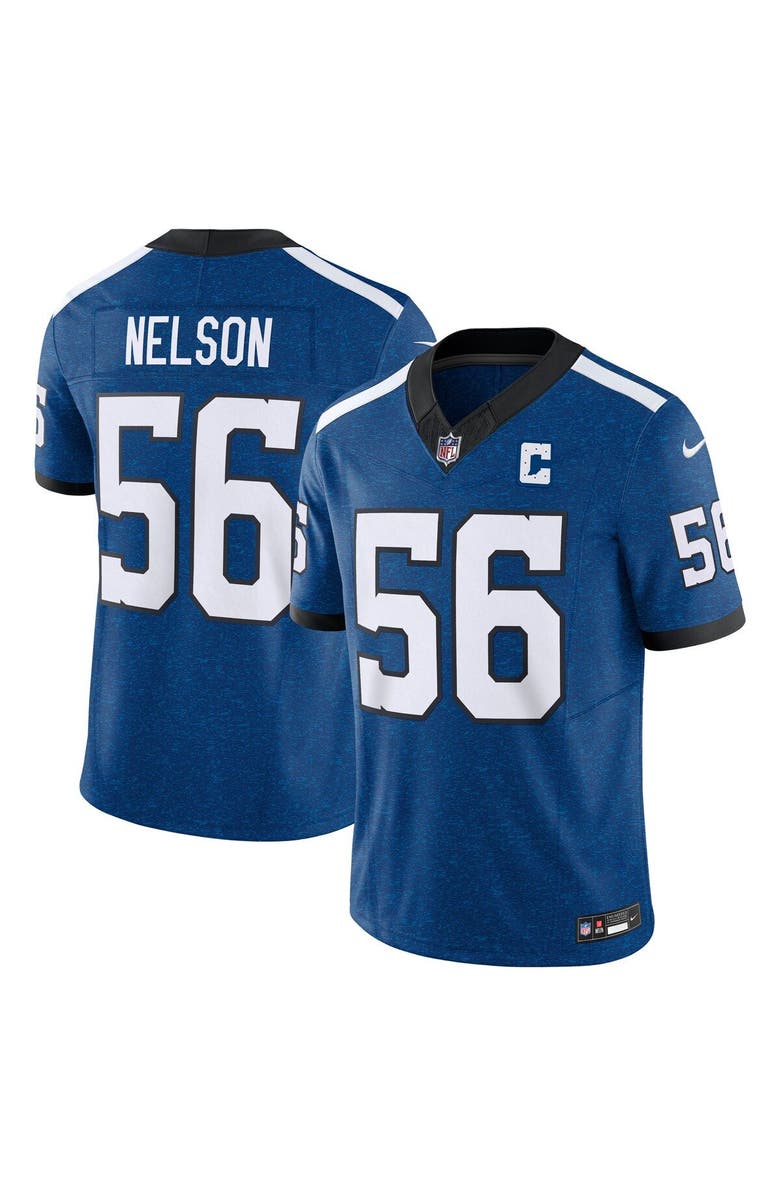 Nike Men's Nike Quenton Nelson Blue Indianapolis Colts Vapor F.U.S.E. Limited Jersey, Main, color, Blue