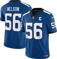 Nike Men's Nike Quenton Nelson Blue Indianapolis Colts Vapor F.U.S.E. Limited Jersey