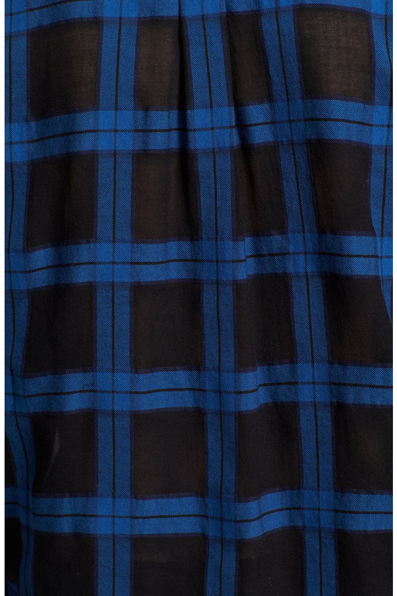 Windowpane Plaid Cotton Shirt, Alternate, color, EMPIRE BLUE