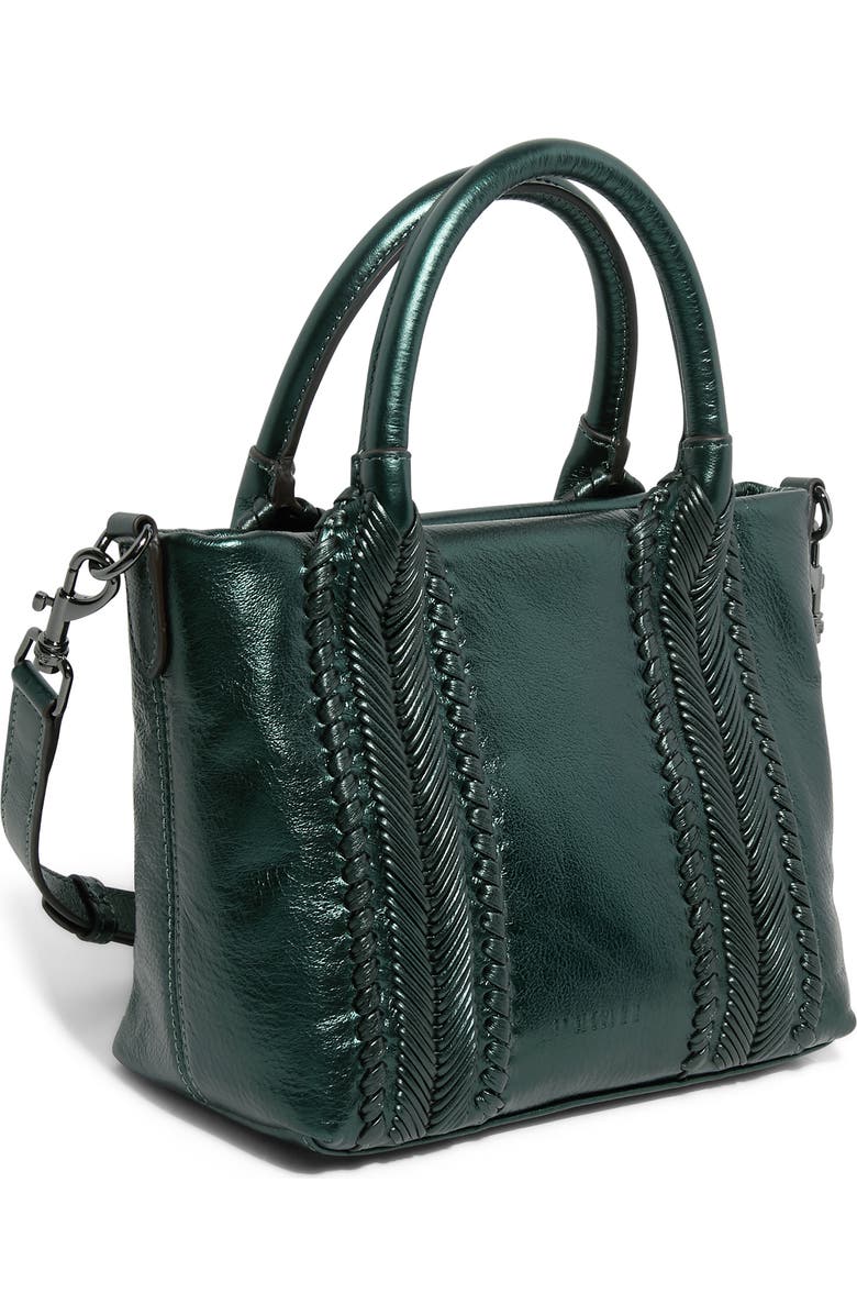 AIMEE All For Love Novelty French Leather Tote, Alternate, color, Metallic Forest