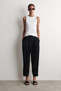 COS Pleated Twill Balloon Trousers