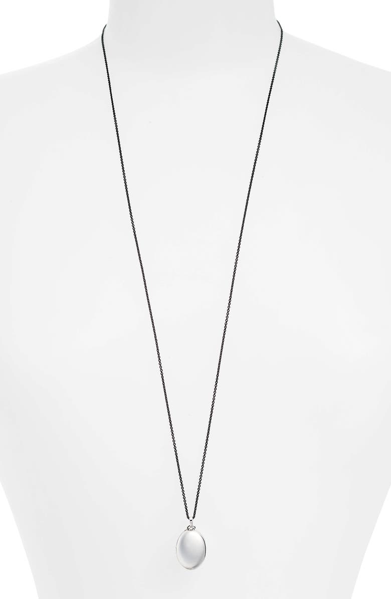 Monica Rich Kosann Four Image Mini Locket Necklace, Main, color, 