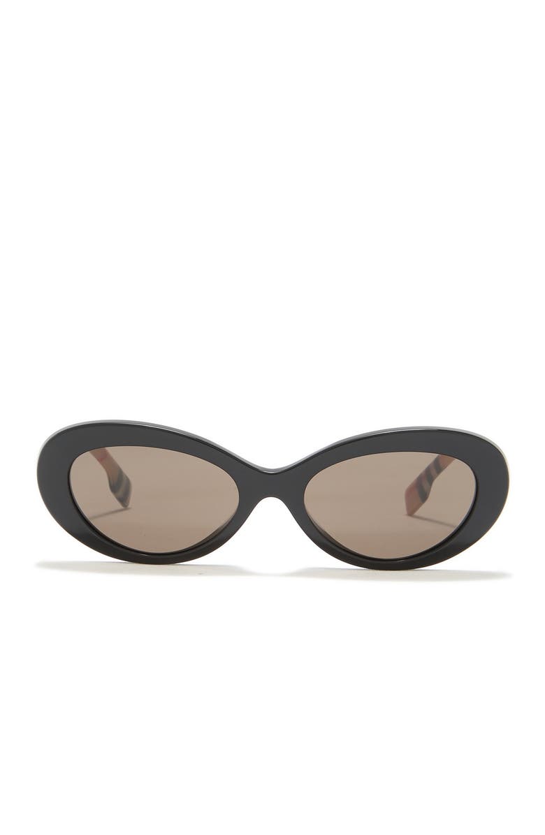 Burberry 54mm Oval Sunglasses, Main, color,