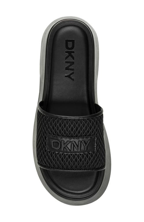 Dkny Iredell Platform Sandal In Black