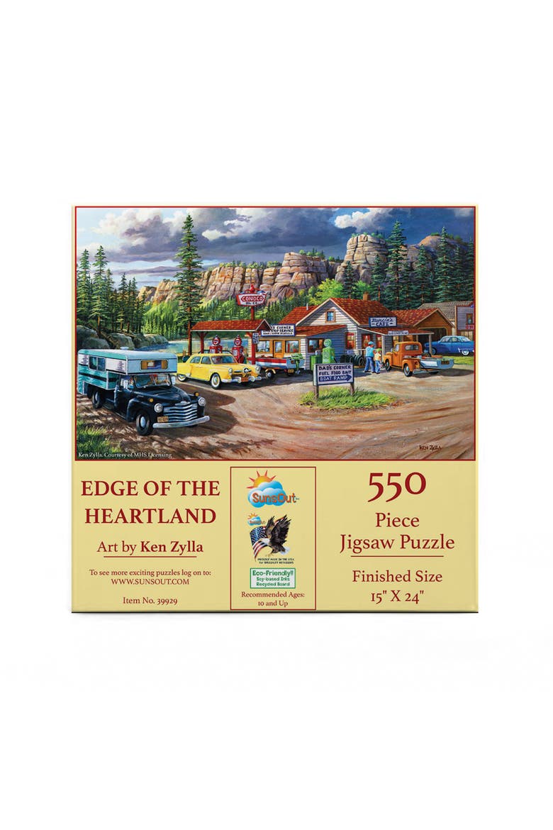 Edge of the Heartland 550 piece Jigsaw Puzzle for Adults, Alternate, color, Multicolor