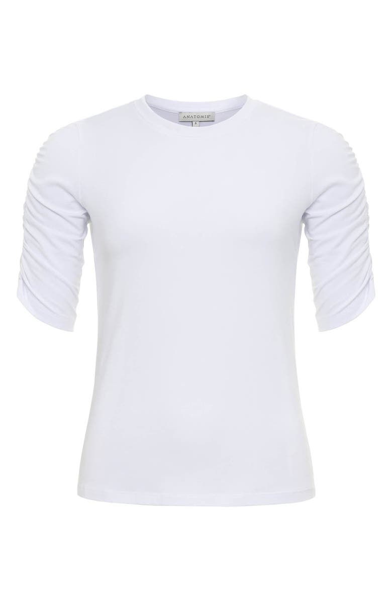 Anatomie Sophia Tshirt with Ruched Elbow Sleeves, Alternate, color, 
