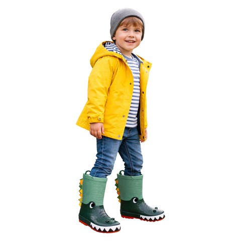 Childrens/Kids Crocodile Rain Boots