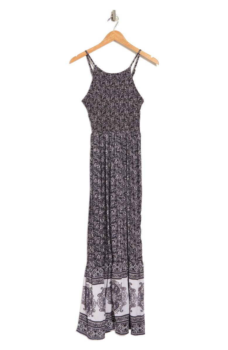 Angie Smocked Printed Jumpsuit, Alternate, color, 