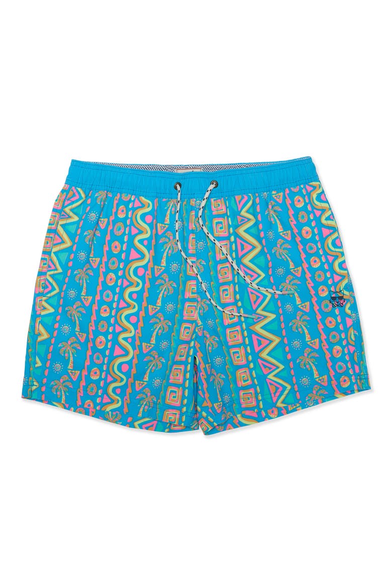 Festival 5-Inch Starter Swim Trunks, Main, color, CYAN