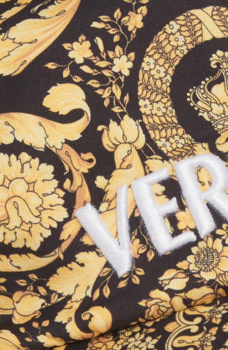 Versace Baroque Print Twill Baseball Cap, Alternate, color, 
