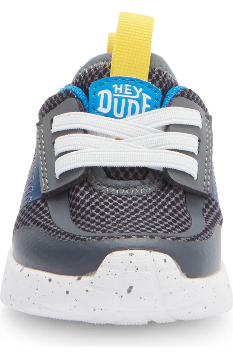 Hey Dude Kids' Sirocoo Play Sneaker, Alternate, color, Varsity Dark Grey/ Blue