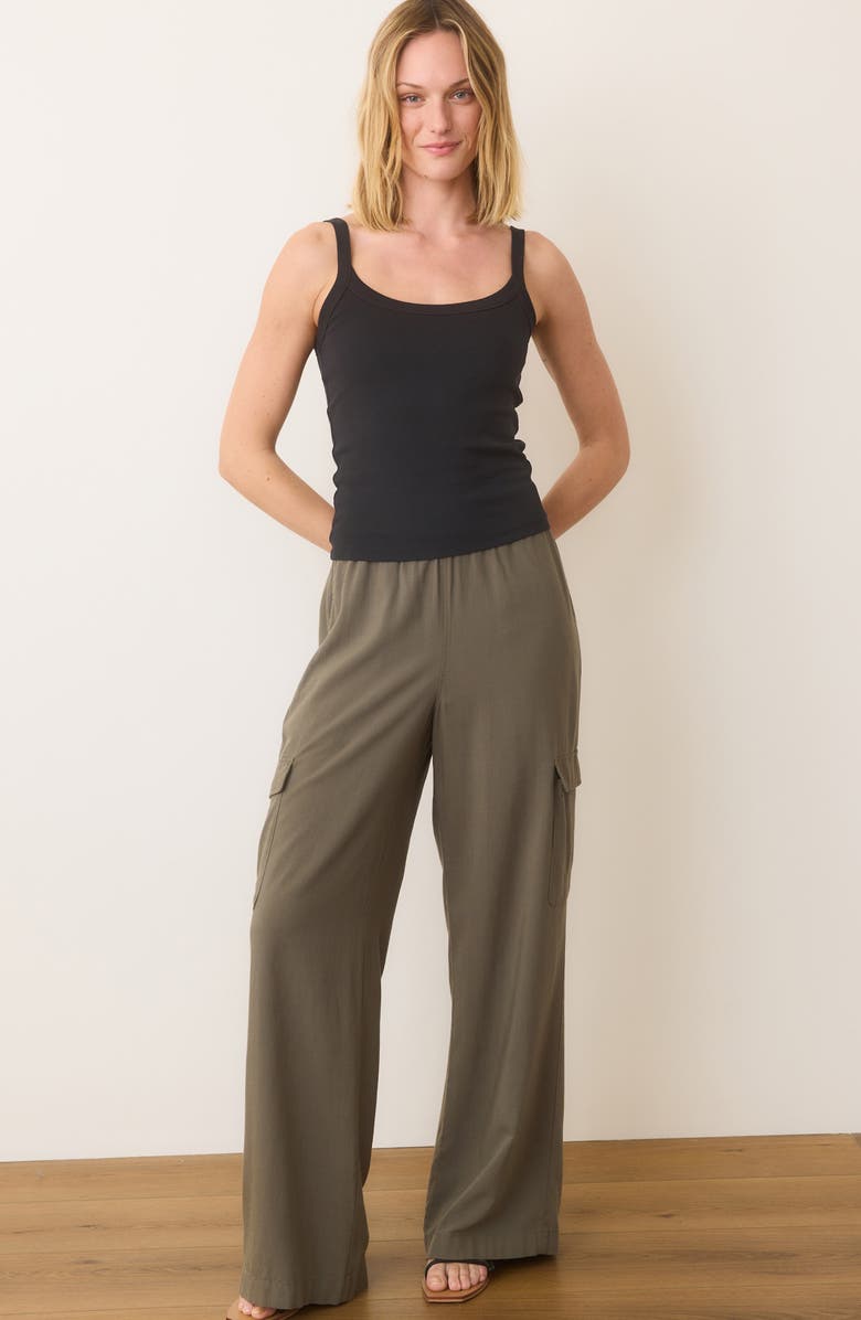 Marine Layer Lexi Sun-In Crop Rib Camisole, Alternate, color,