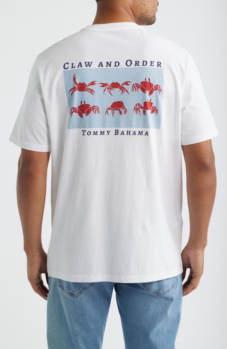 Tommy Bahama Claw & Order Graphic T-Shirt, Alternate, color, White