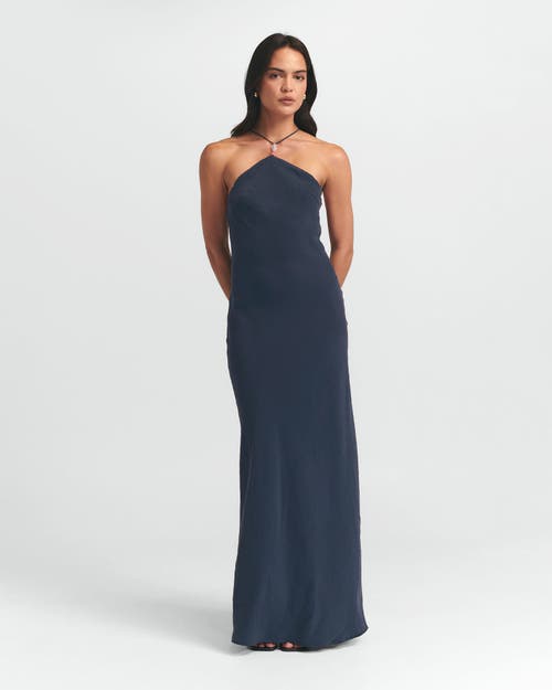 St Mrlo Anais Slip Dress In Blue
