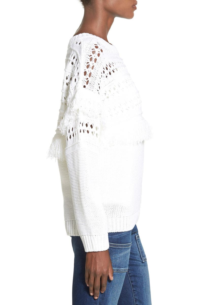 J.O.A. Openwork Pullover, Alternate, color,