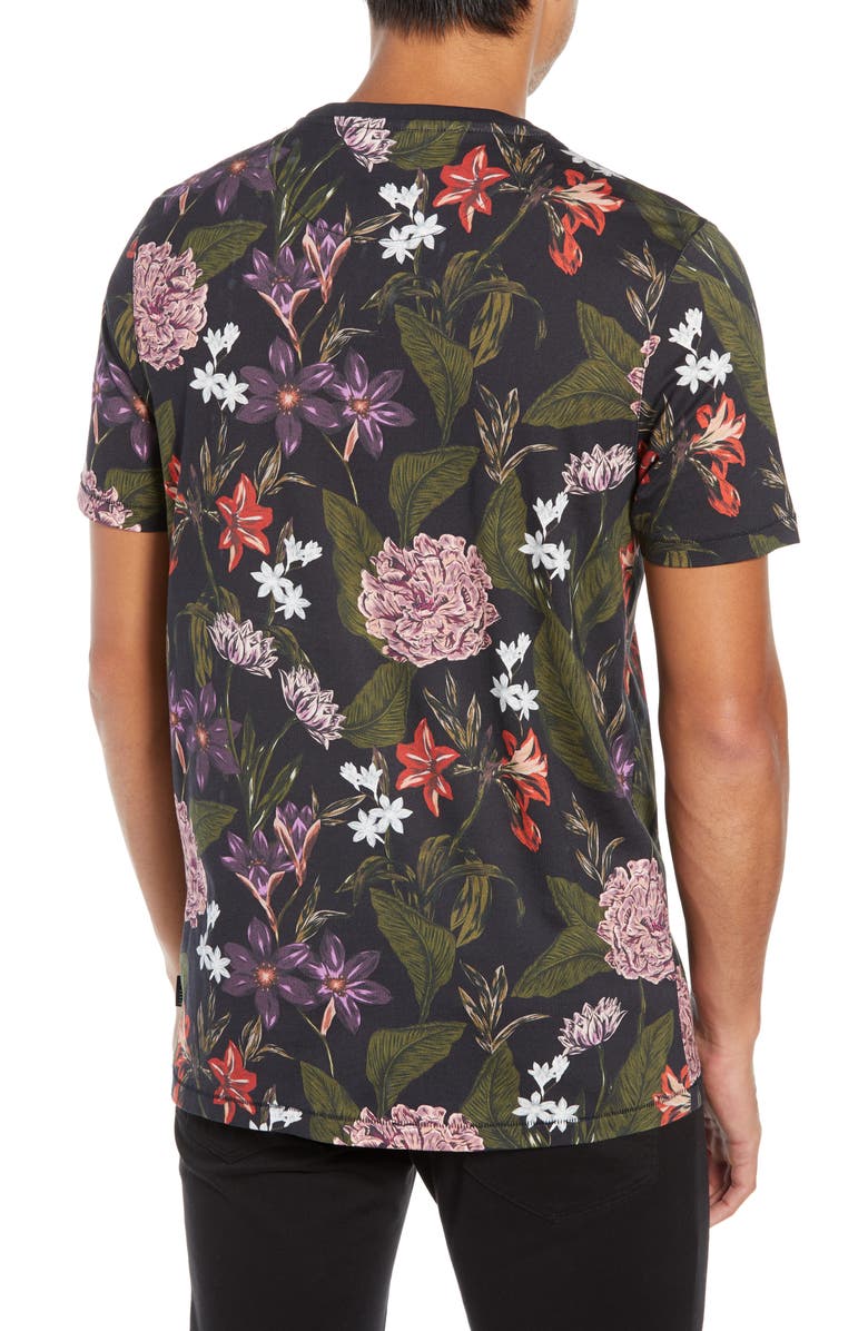 Ted Baker London Glee Slim Fit Print T-Shirt, Alternate, color,