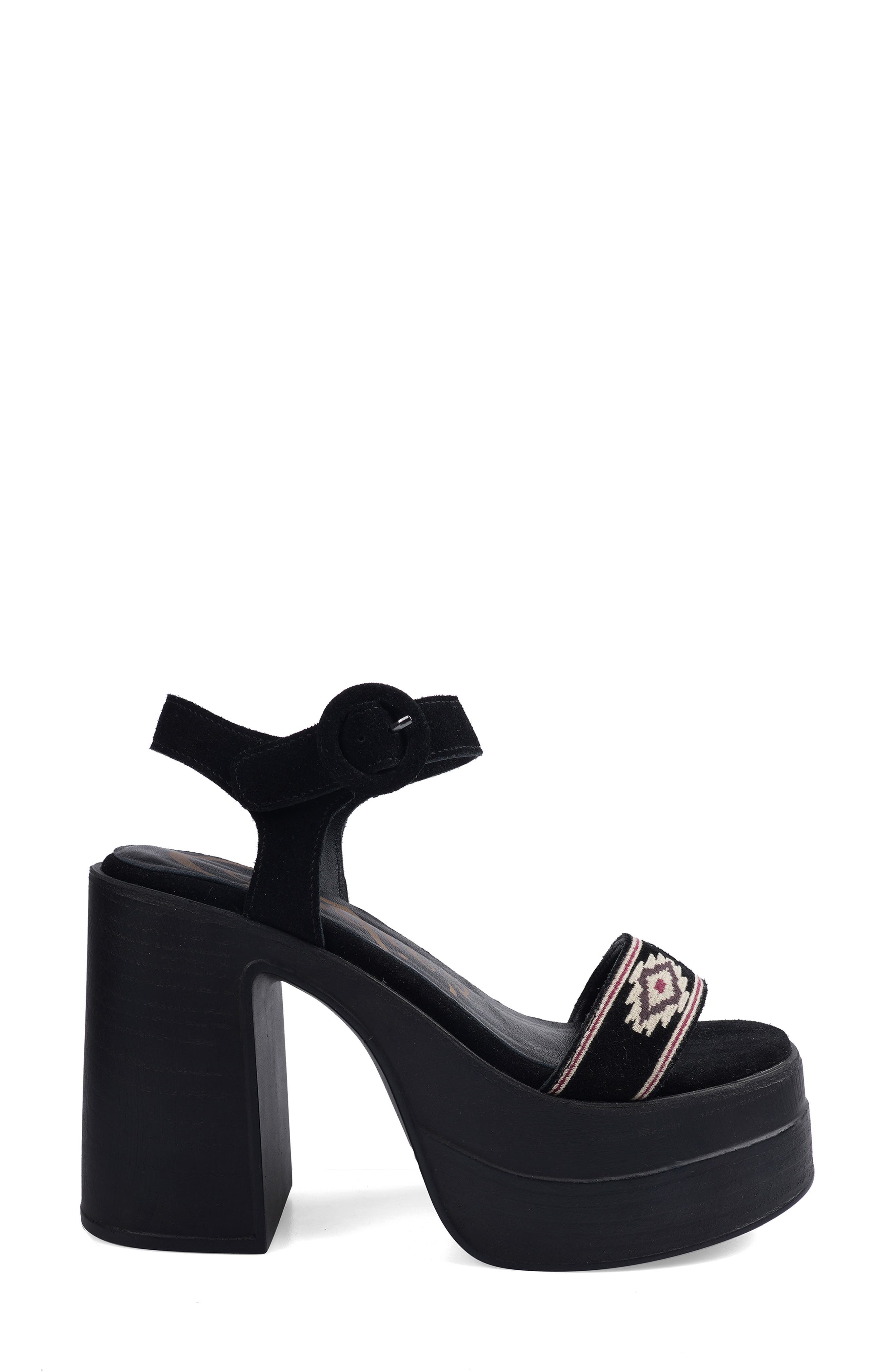 Candie's Torina Platform Sandal, Alternate, color, Black
