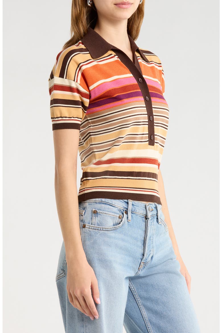 Sable Stripe Knit Polo, Alternate, color, MURANO STRIPE