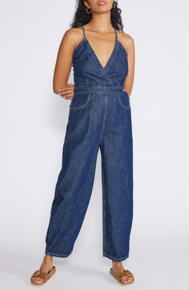 ÉTICA Birdie Chambray Jumpsuit, Main, color,